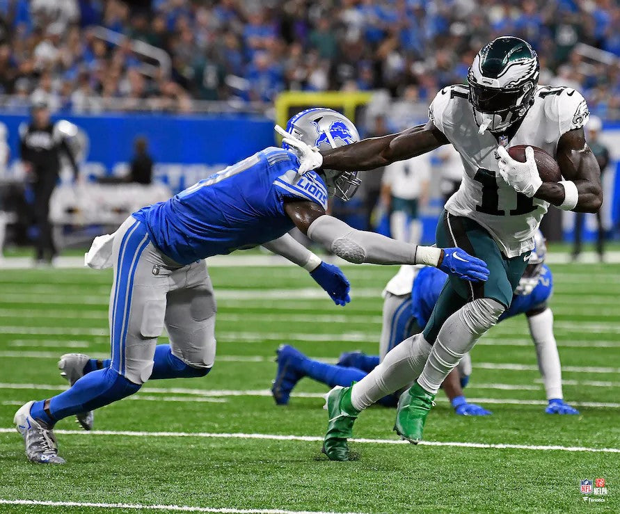 AJ Brown in Action Philadelphia Eagles 11" x 14" Football Photo