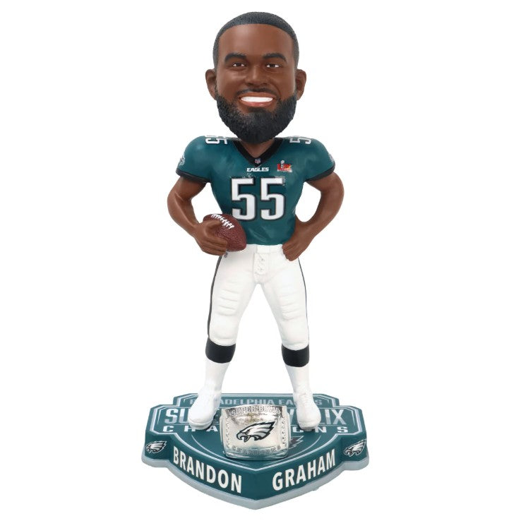 Brandon Graham Philadelphia Eagles Super Bowl LIX Champions 8" Bobble Head