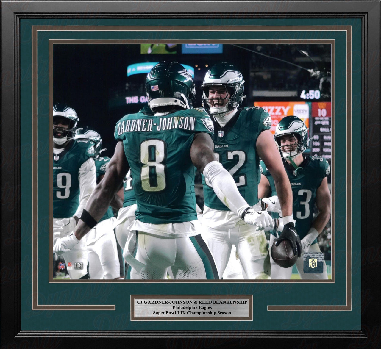 CJ Gardner-Johnson & Reed Blankenship Philadelphia Eagles 16" x 20" Framed Football Photo