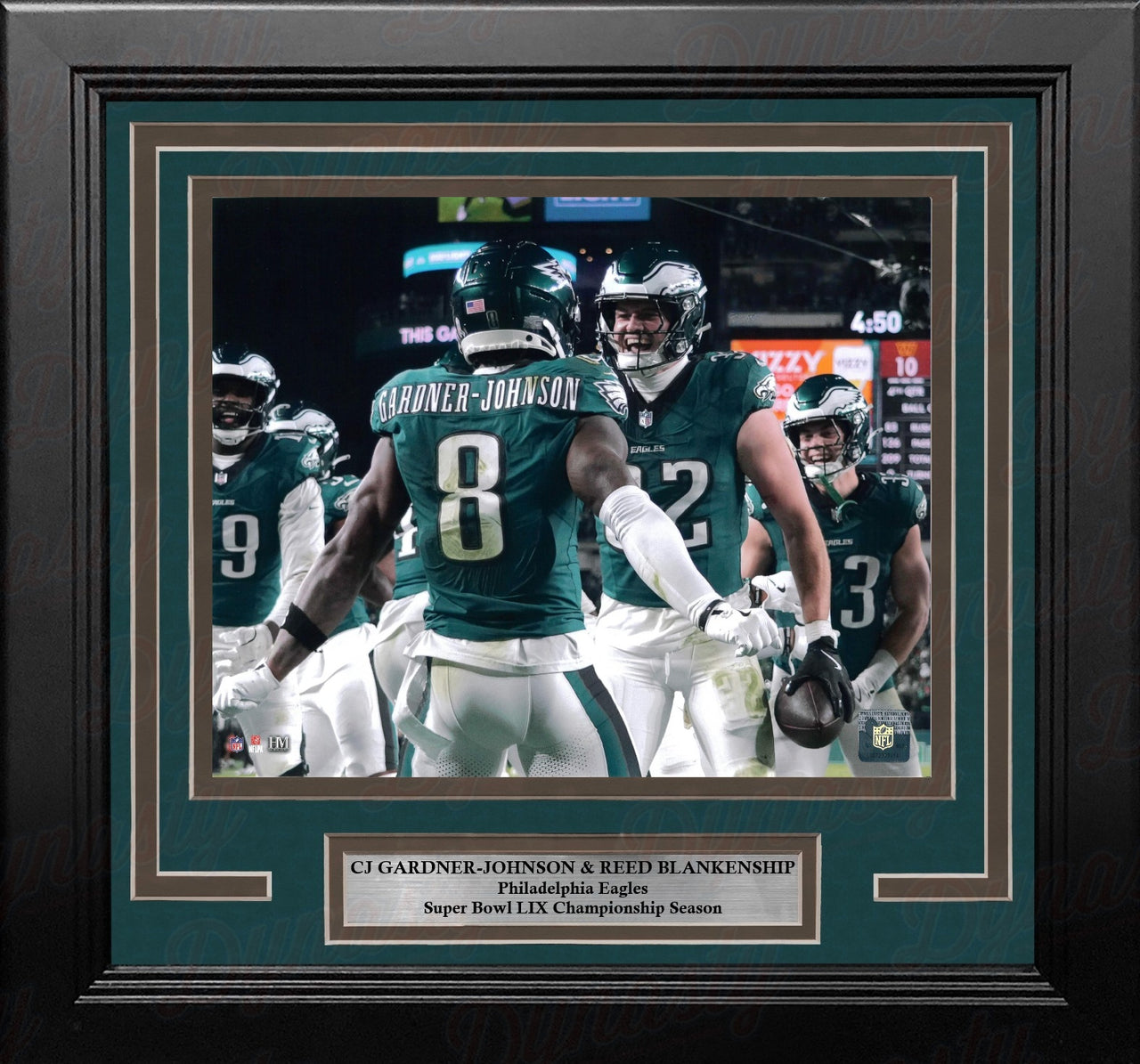 CJ Gardner-Johnson & Reed Blankenship Philadelphia Eagles 8" x 10" Framed Football Photo
