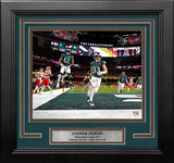 Cooper DeJean Super Bowl LIX Pick Six Philadelphia Eagles 8" x 10" Framed Football Photo - Dynasty Sports & Framing 