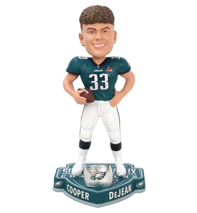 Cooper DeJean Philadelphia Eagles Super Bowl LIX Champions 8" Bobble Head