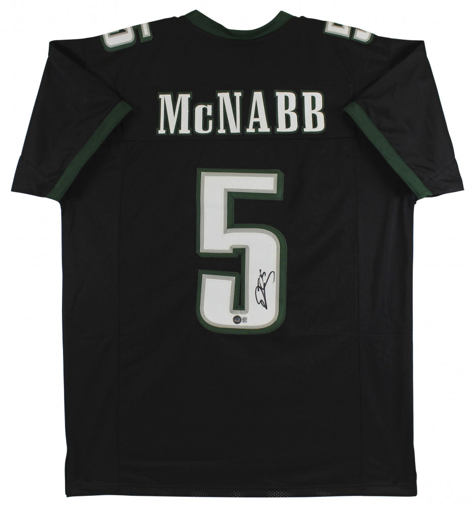 Donovan McNabb Philadelphia Eagles Autographed Black Jersey - Dynasty Sports & Framing 