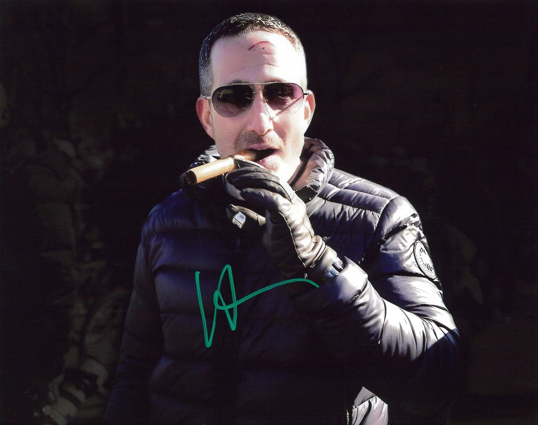 Howie Roseman Blackout Cigar Philadelphia Eagles Autographed 11" x 14" Football Photo