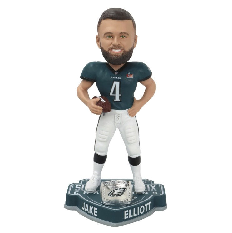 Jake Elliott Philadelphia Eagles Super Bowl LIX Champions 8" Bobble Head