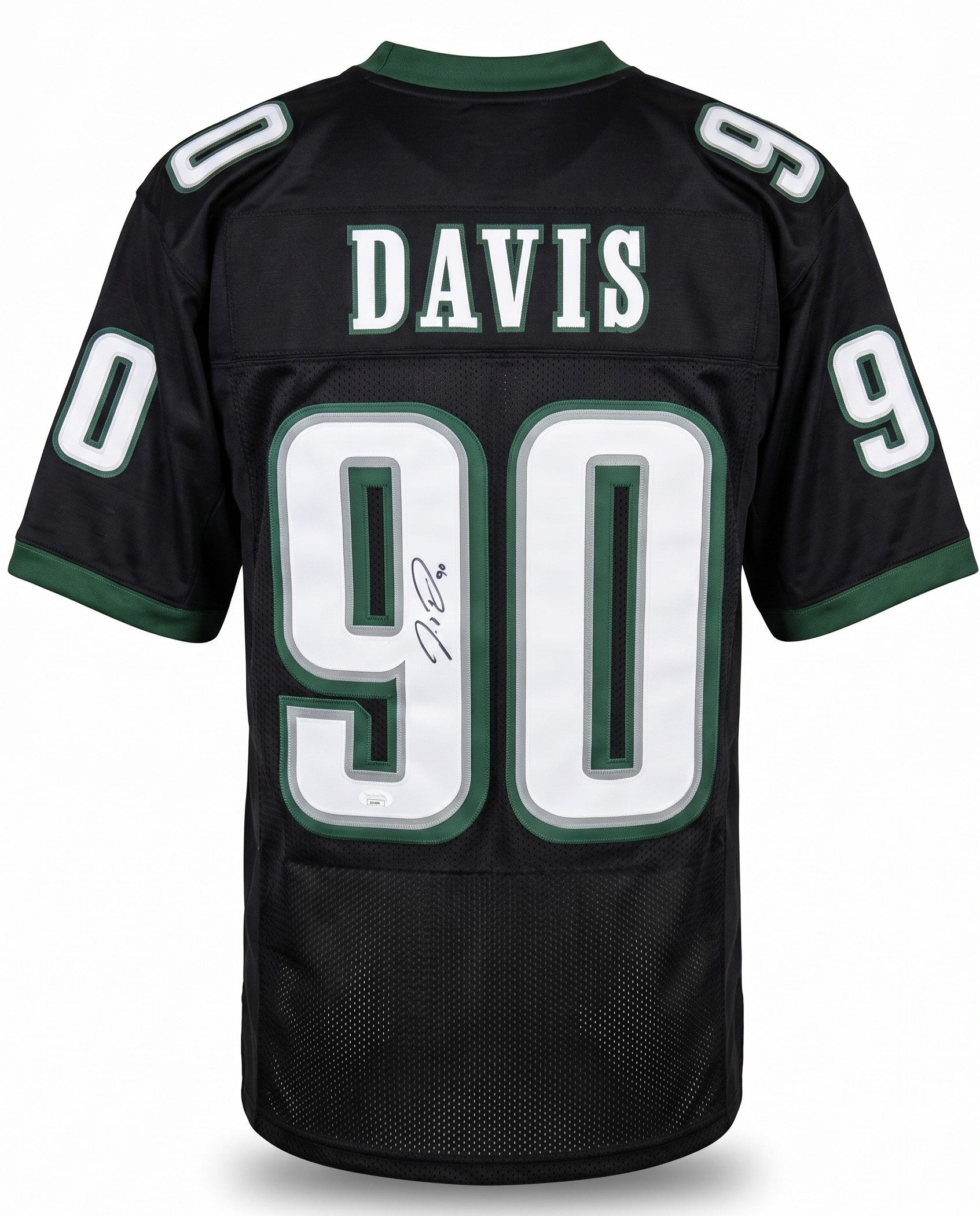Jordan Davis Philadelphia Eagles Autographed Black Football Jersey