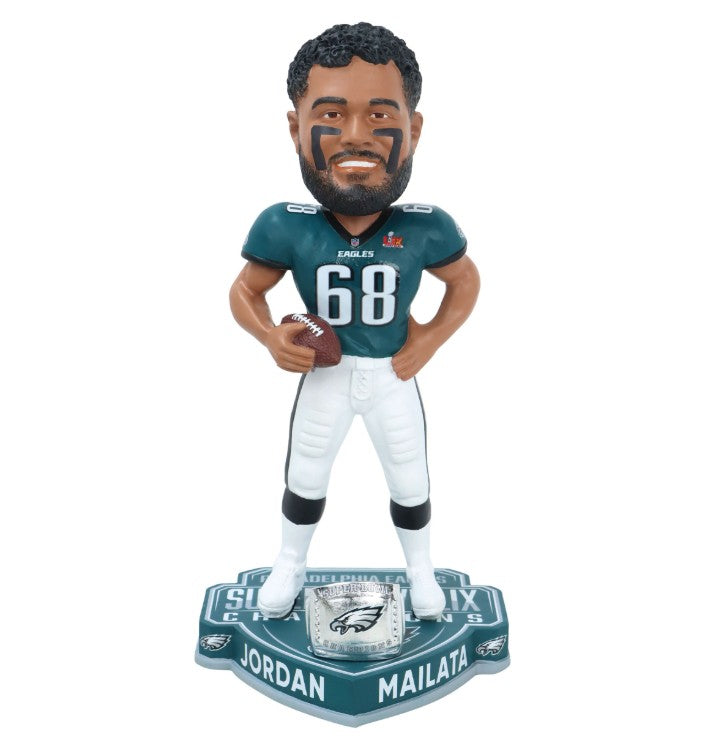 Jordan Mailata Philadelphia Eagles Super Bowl LIX Champions 8" Bobble Head