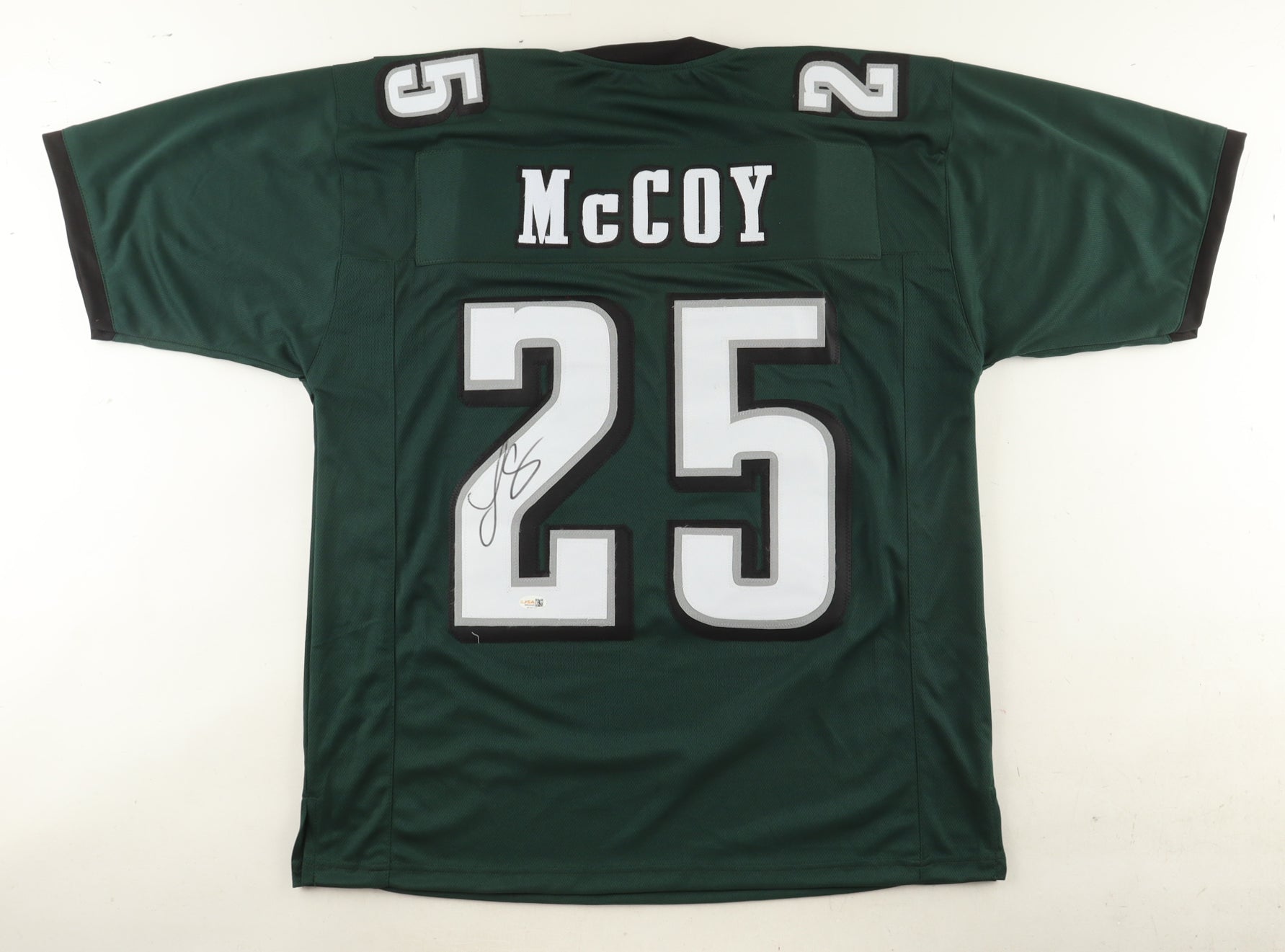 LeSean McCoy Philadelphia Eagles Autographed Green Football Jersey