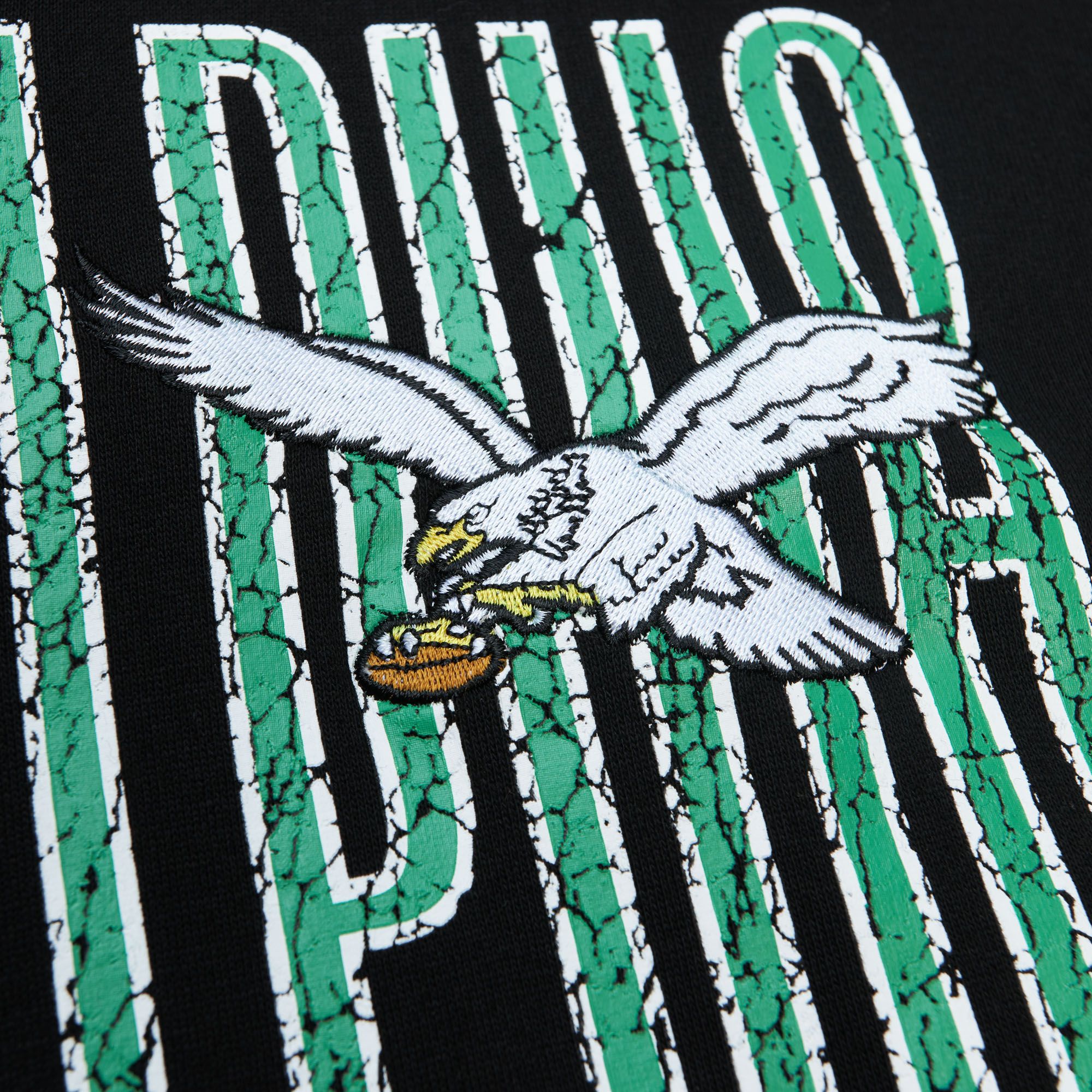 Philadelphia Eagles Mitchell & Ness Throwback OG Fleece 2.0 Hoodie
