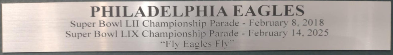 Philadelphia Eagles Super Bowl LII & LIX Parade Framed 8" x 10" Football Collage