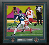 Reed Blankenship Super Bowl LIX v. Kelce Philadelphia Eagles Autographed 11" x 14" Framed Photo - Dynasty Sports & Framing 