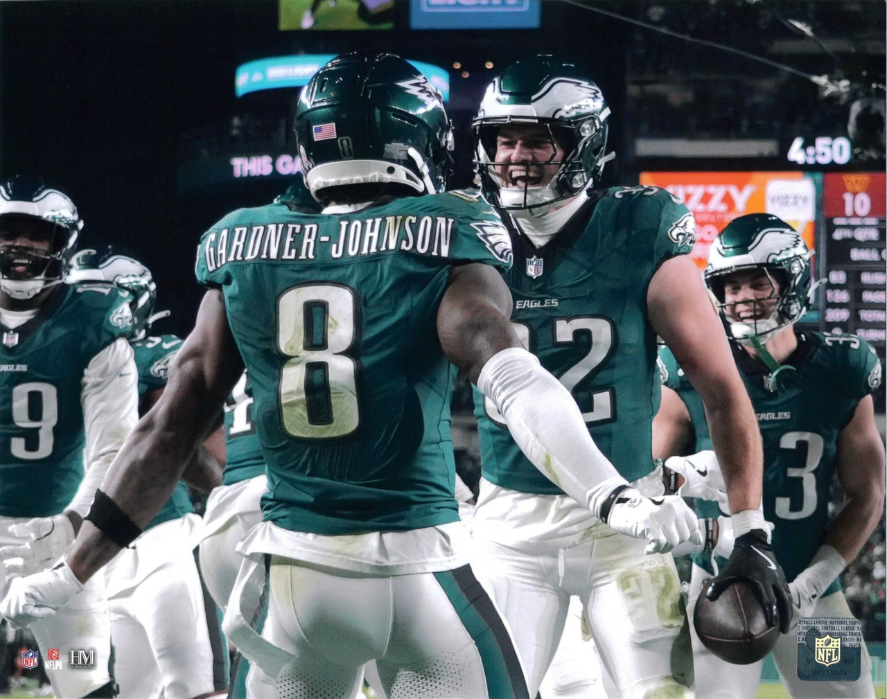 CJ Gardner-Johnson & Reed Blankenship Philadelphia Eagles 16" x 20" Football Photo