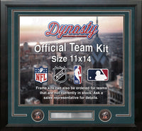 Philadelphia Eagles Super Bowl LIX Champions Custom NFL Football 11x14 Picture Frame Kit (3 Colors)