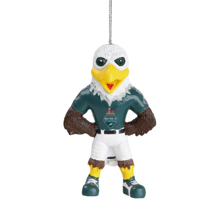 Philadelphia Eagles Super Bowl LIX Champions Mascot Ornament