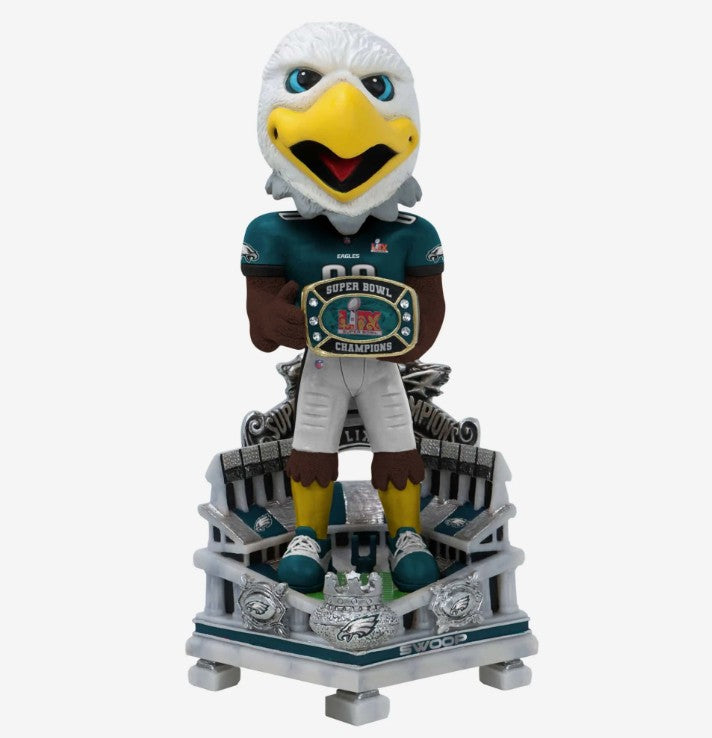 Swoop Philadelphia Eagles Super Bowl LIX Champions 36" Mascot Bobble Head