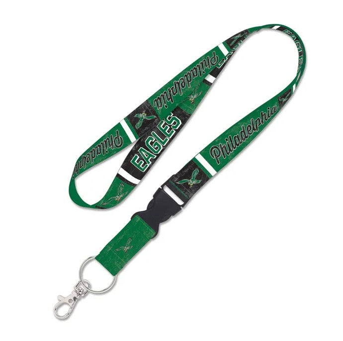 Philadelphia Eagles Throwback 1" Lanyard with Detachable Buckle