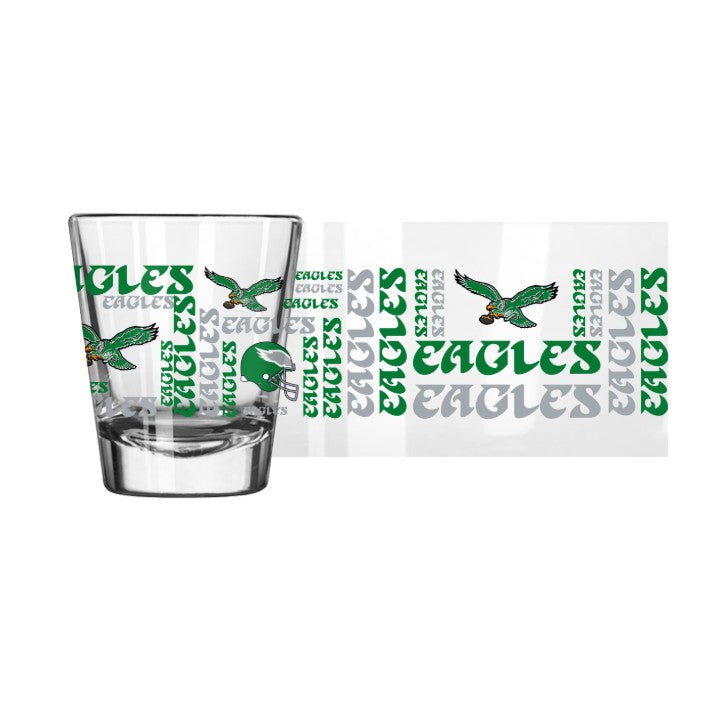 Philadelphia Eagles Throwback 2oz. Spirit Shot Glass