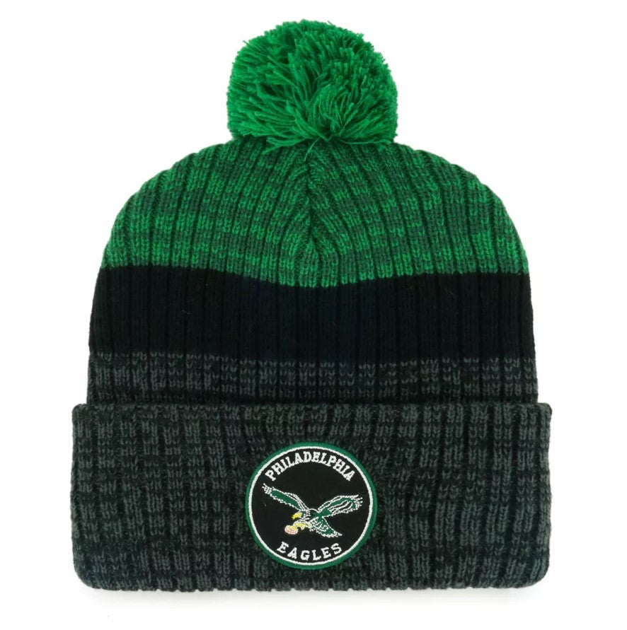 Philadelphia Eagles Throwback Freezer Cuffed Knit Hat