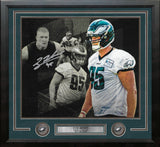 Ty Robinson Philadelphia Eagles Autographed 11" x 14" Framed Collage Football Photo - Dynasty Sports & Framing 