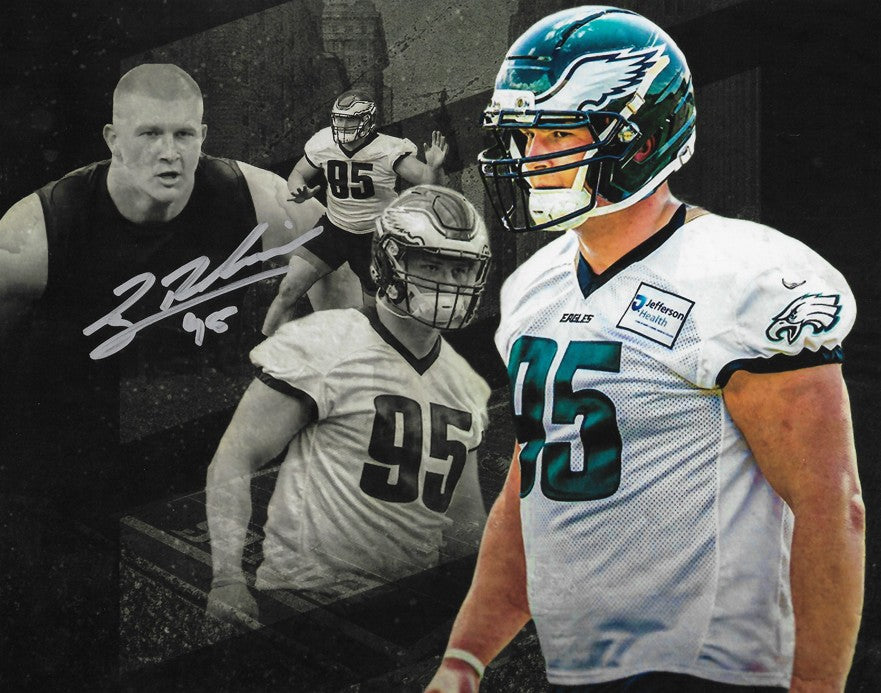 Ty Robinson Philadelphia Eagles Autographed 11" x 14" Collage Football Photo
