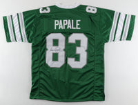 Vince Papale Philadelphia Eagles Autographed Kelly Green Throwback Jersey - JSA Authenticated