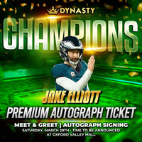Jake Elliott World Champions Experience