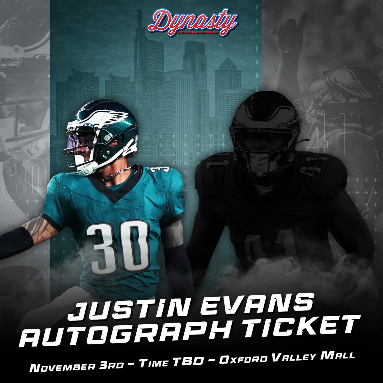 Justin Evans Philly Football Signing Experience