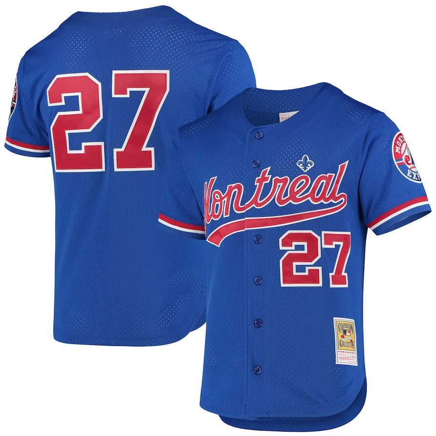 Vladimir Guerrero Montreal Expos Mitchell & Ness Blue 1997 Batting Practice Jersey