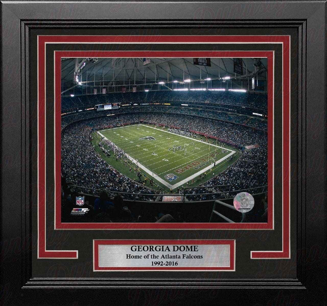 Atlanta Falcons Georgia Dome Aerial View 8" x 10" Framed Football Stadium Photo