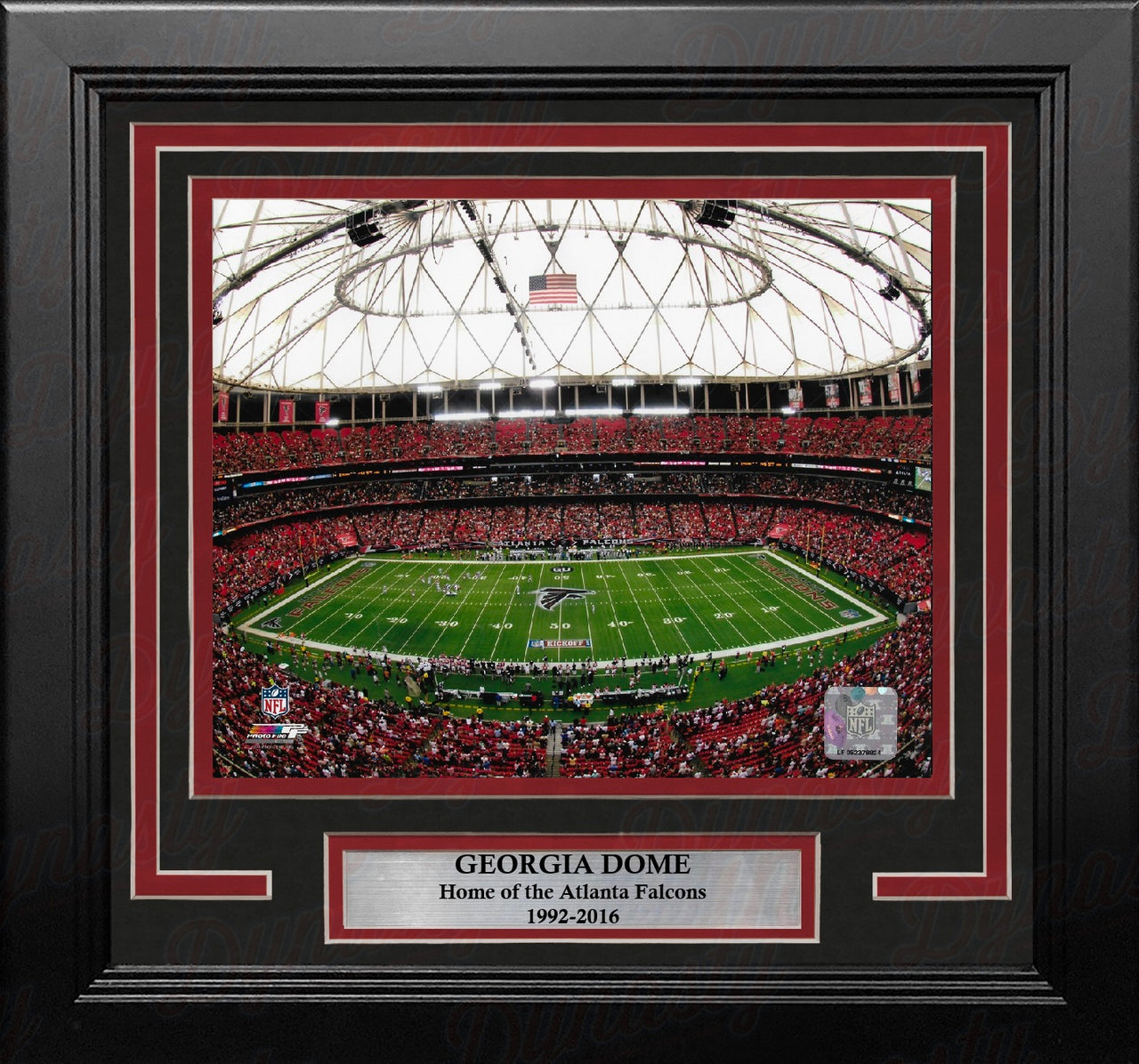 Atlanta Falcons Georgia Dome Corner of the End Zone 8" x 10" Framed Football Stadium Photo