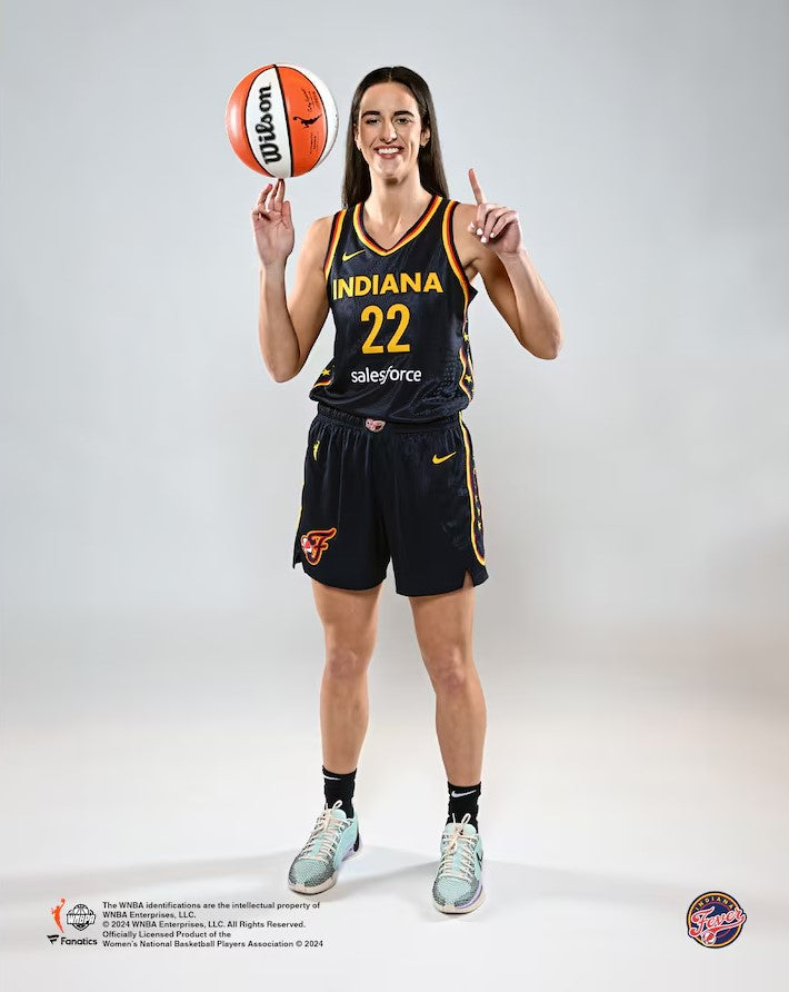 Caitlin Clark Number One Draft Pose Indiana Fever 8" x 10" WNBA Basketball Photo