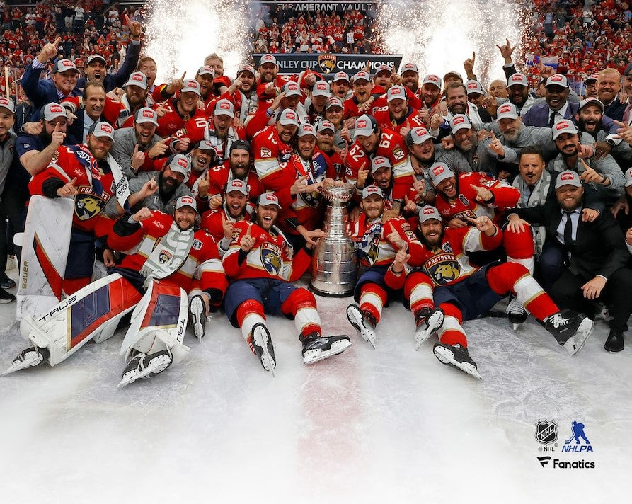 Florida Panthers 2024 Stanley Cup Champions Team Celebration 8" x 10"  Hockey Photo | Florida Panthers Photos, Memorabilia, and Novelties