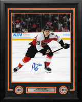 Alex Bump in Action Philadelphia Flyers Autographed 11" x 14" Framed Hockey Photo - Dynasty Sports & Framing 