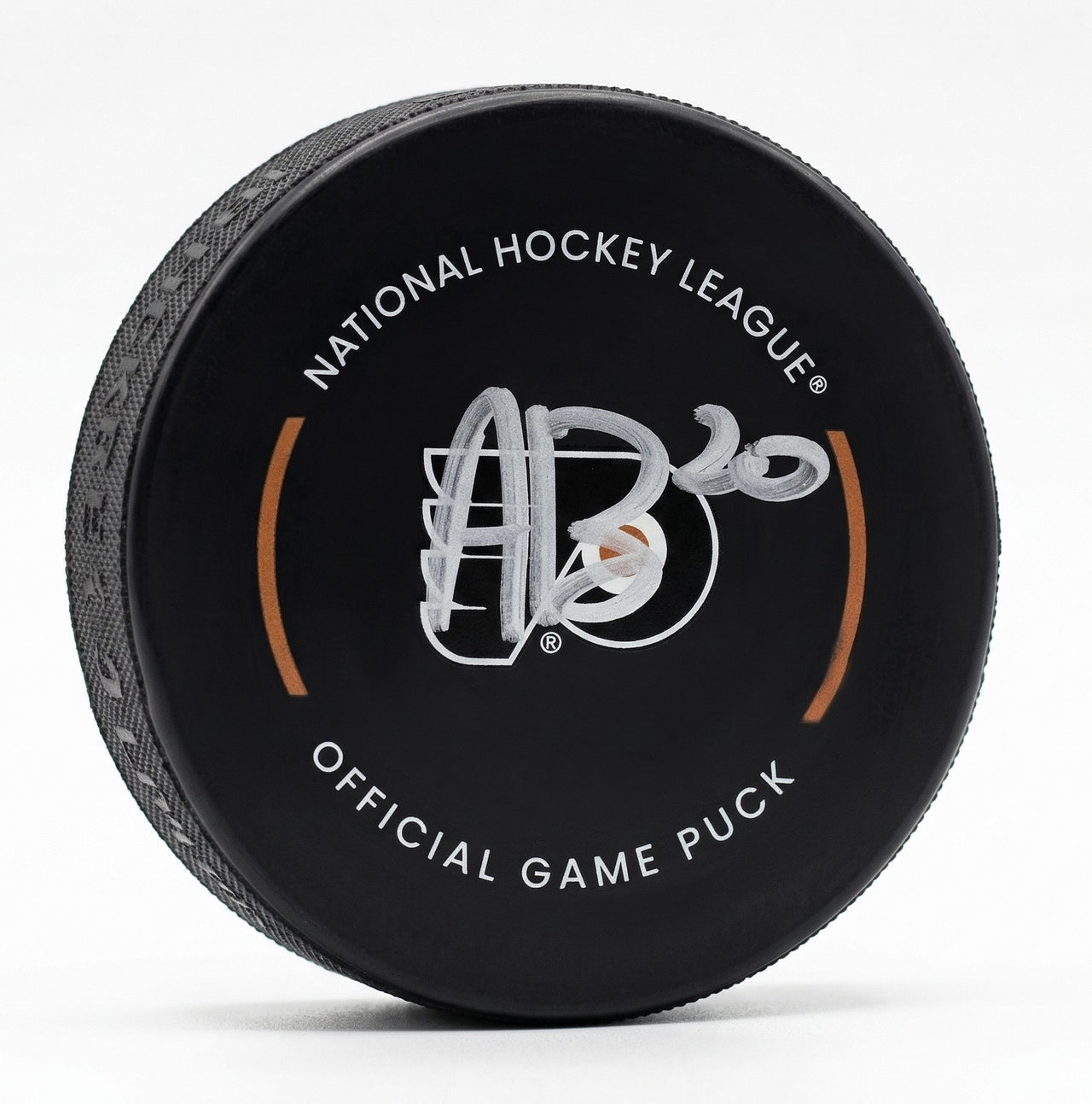 Alex Bump Philadelphia Flyers Autographed Game Model Hockey Puck