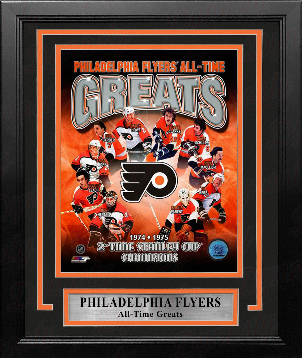 Philadelphia Flyers All-Time Greats 8" x 10" Framed Hockey Photo