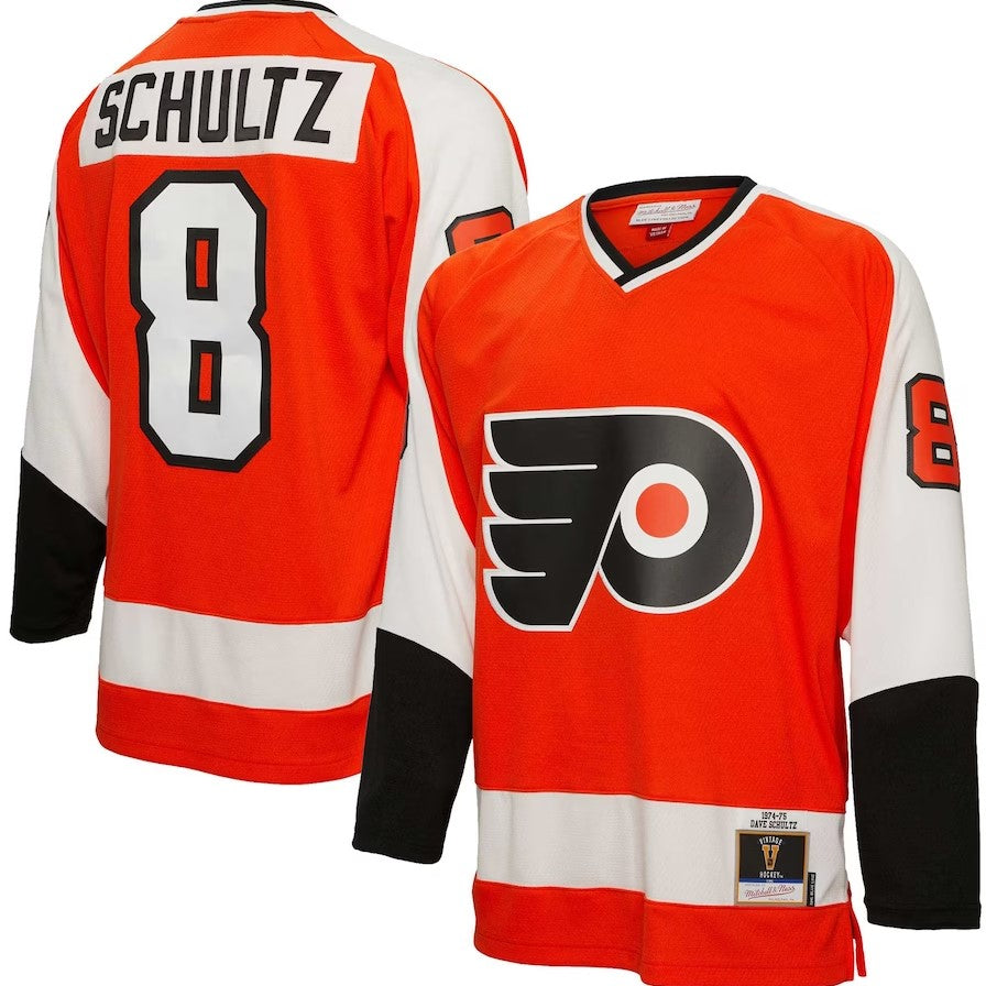 Dave 'The Hammer' Schultz Autographed Philadelphia Flyers 11 x