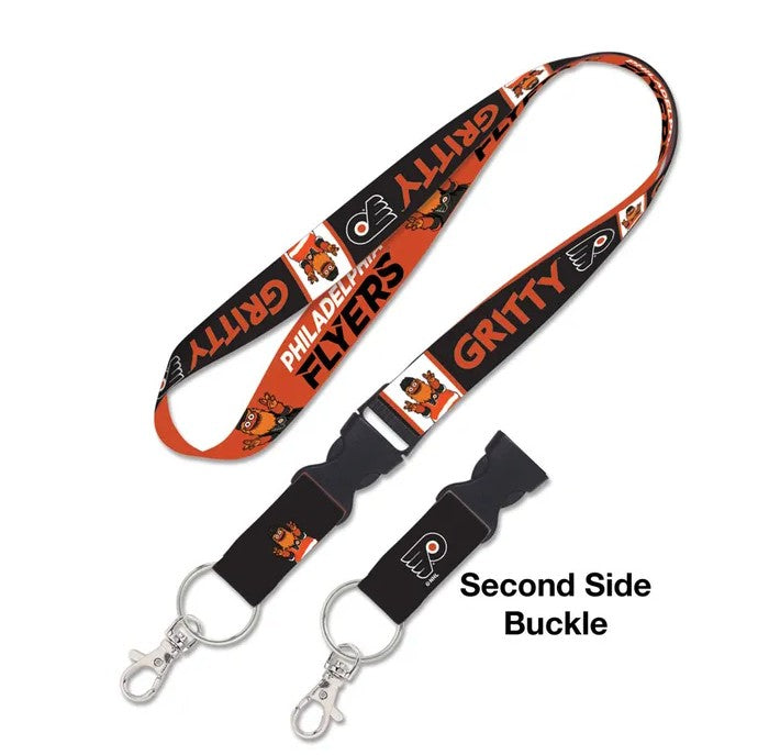Philadelphia Flyers Gritty 1" Lanyard with Detachable Buckle