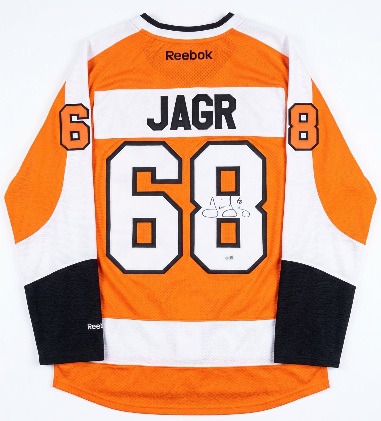Jaromir Jagr Autographed Philadelphia Flyers Officially Licensed Reebok Jersey