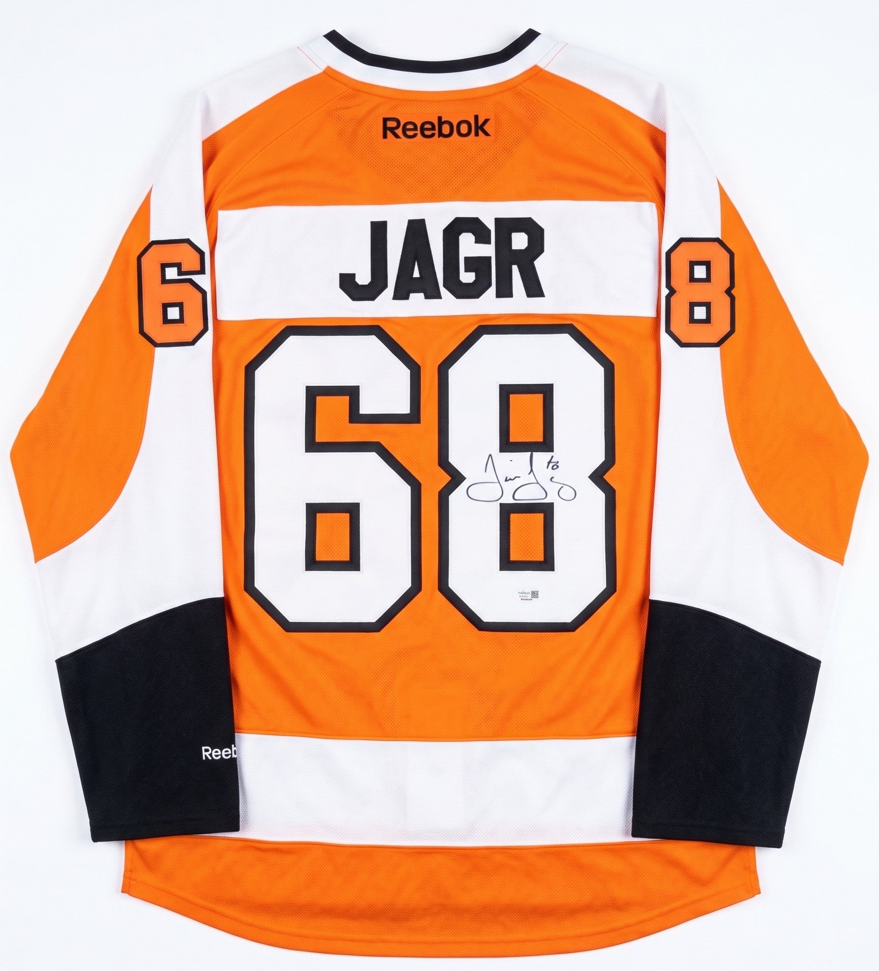 Jaromir Jagr Autographed Philadelphia Flyers Officially Licensed Reebok Jersey