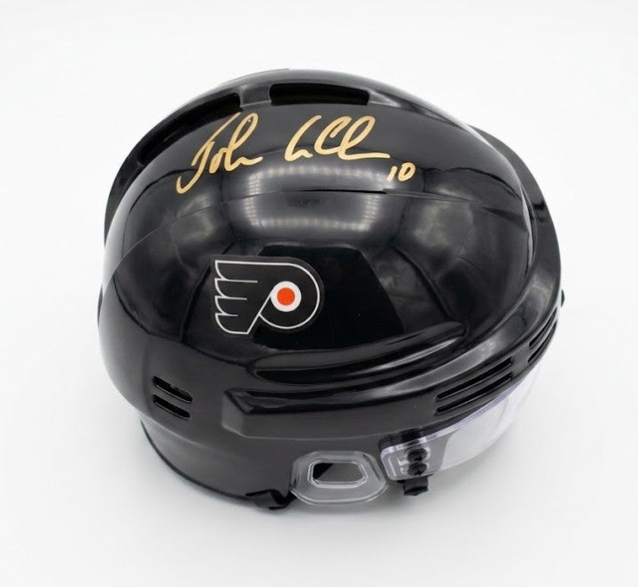 John LeClair Philadelphia Flyers Autographed NHL Hockey Bauer Mini-Helmet
