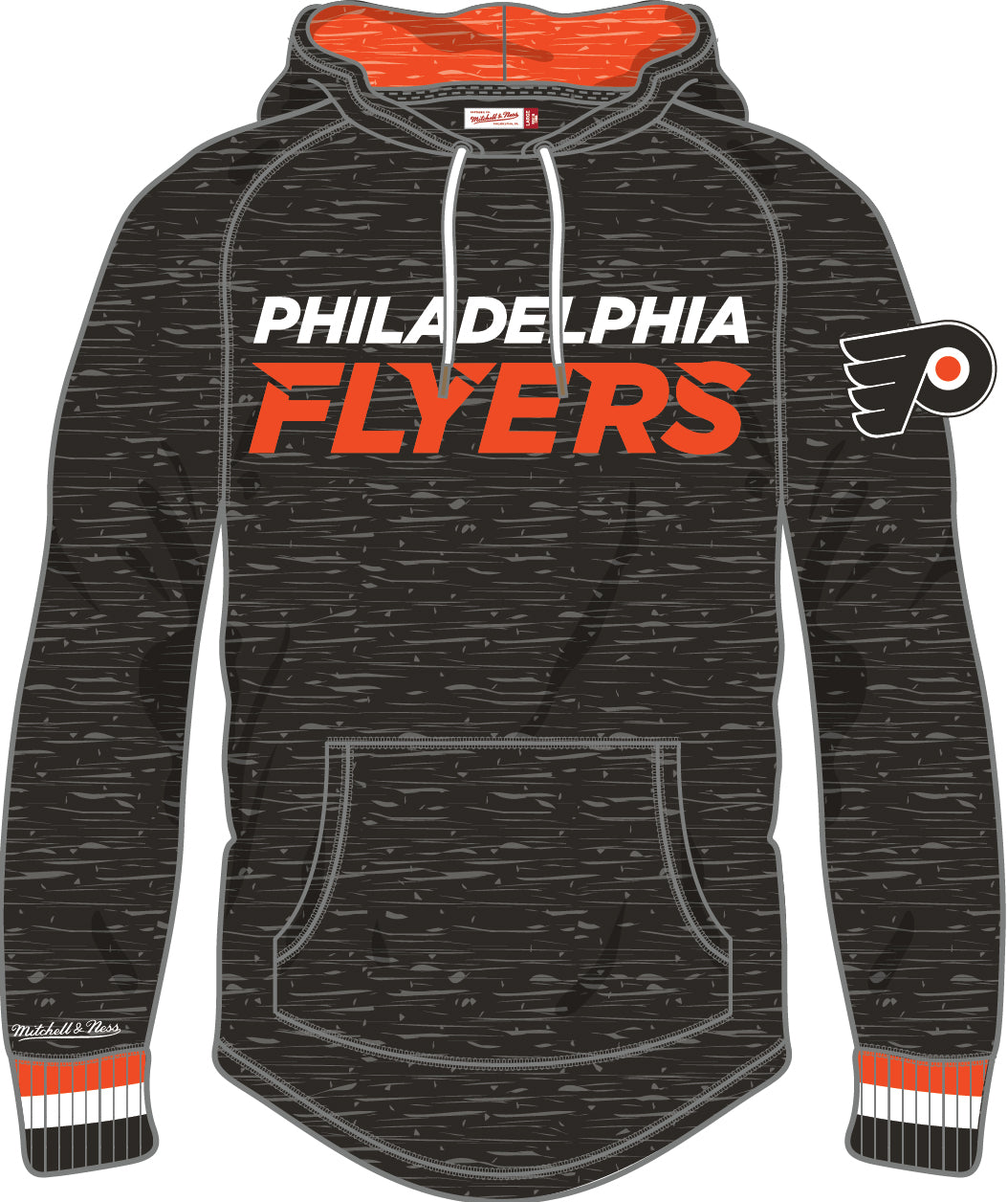 Philadelphia Flyers Mitchell & Ness Legendary Slub Long-Sleeve Hoodie