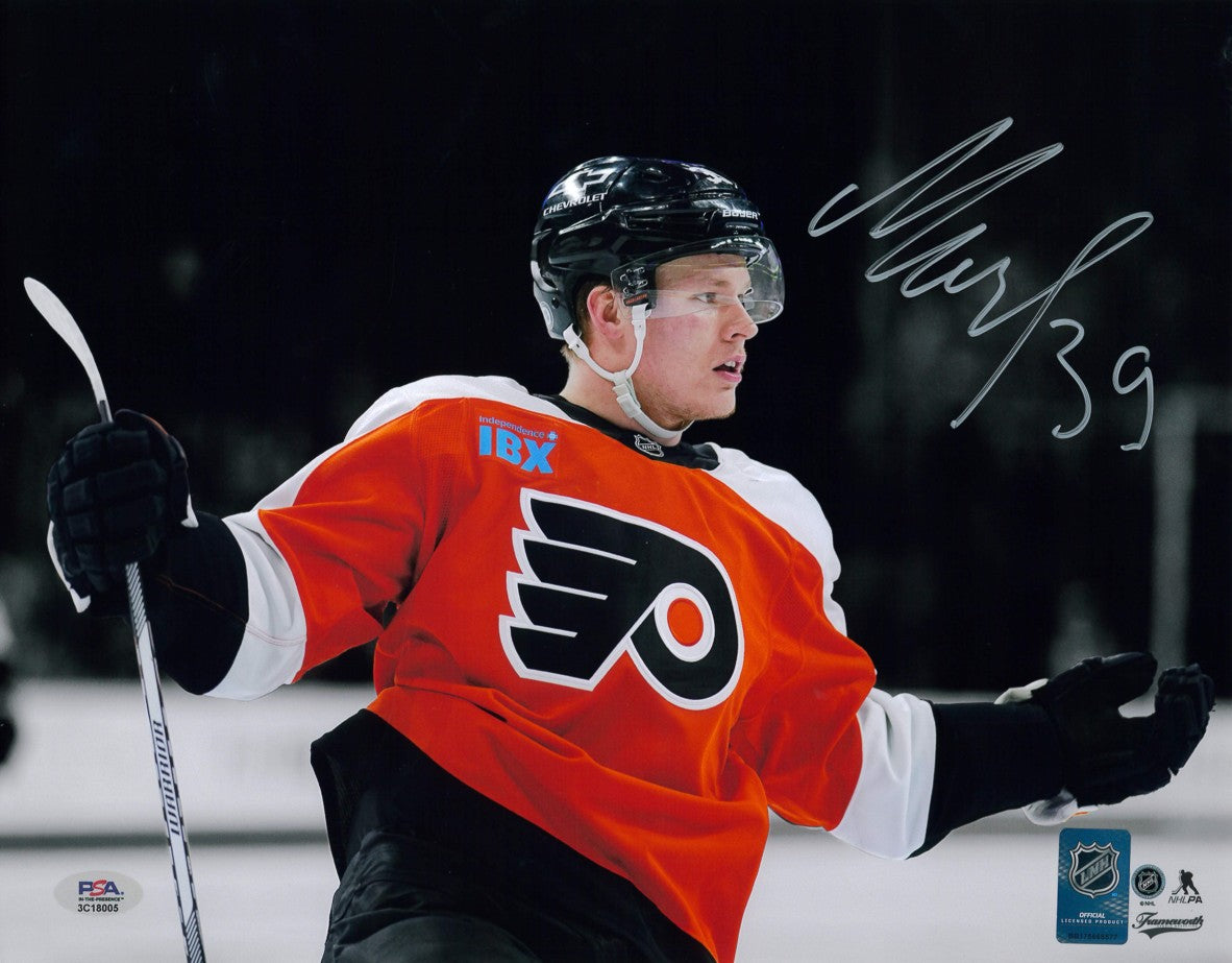 Matvei Michkov Blackout Celebration Philadelphia Flyers Autographed 16" x 20" Hockey Photo
