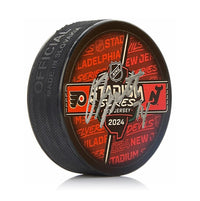 Owen Tippett Autographed Philadelphia Flyers 2024 Stadium Series Hockey Logo Puck - Dynasty Sports & Framing 