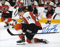 Owen Tippett Scream Autographed Philadelphia Flyers 8" x 10" Hockey Photo - Dynasty Sports & Framing 