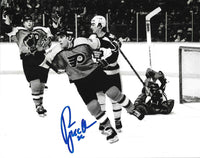 Rick Tocchet Philadelphia Flyers Autographed 8" x 10" Black & White Hockey Photo - Dynasty Sports & Framing 