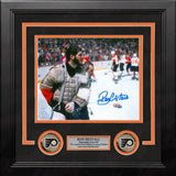 Ron Hextall Chelios Fight Philadelphia Flyers Autographed 8" x 10" Framed Hockey Photo - Dynasty Sports & Framing 