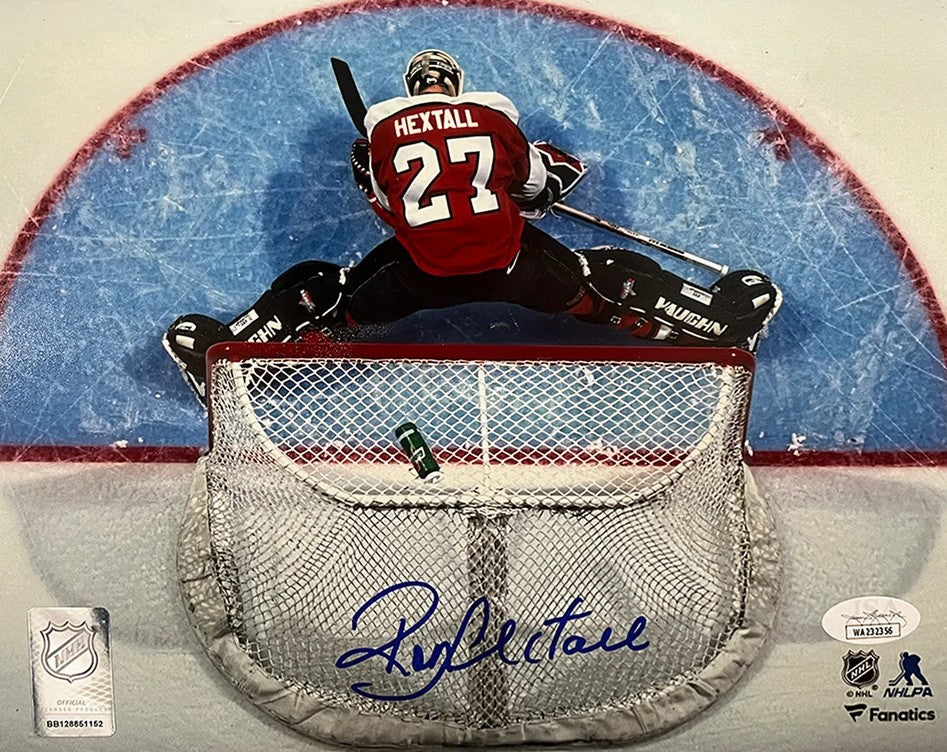 Ron Hextall Above the Crease Philadelphia Flyers Autographed 11" x 14" Hockey Photo
