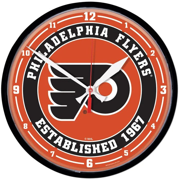 Philadelphia Flyers Round 12.75" Wall Clock