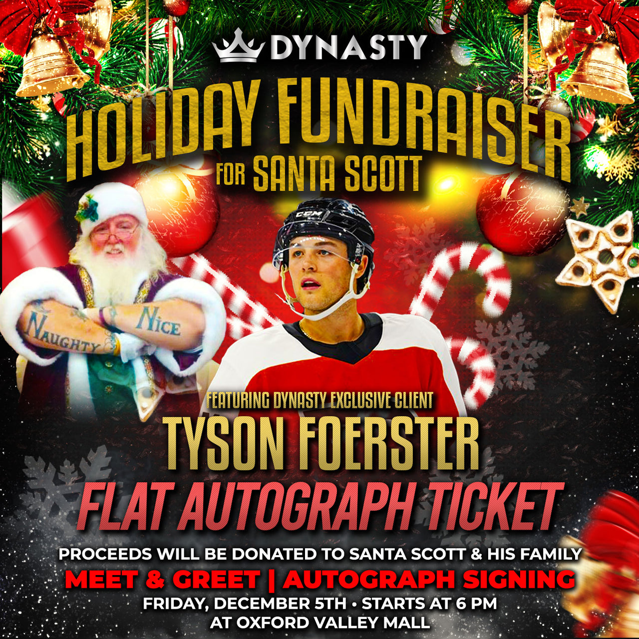 Tyson Foerster Santa Scott Fundraiser Tickets