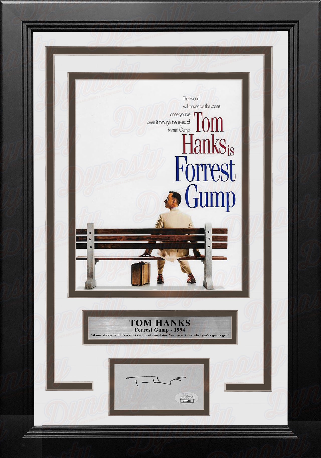 Tom Hank Forrest Gump 8" x 10" Framed Photo with Cut Signature